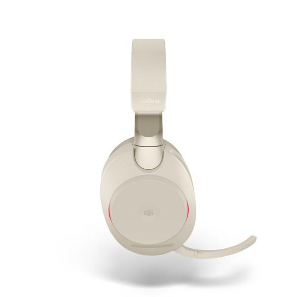 Jabra Evolve2 85, MS Teams, Link 380a, Beige - Over-Ear Headset 8